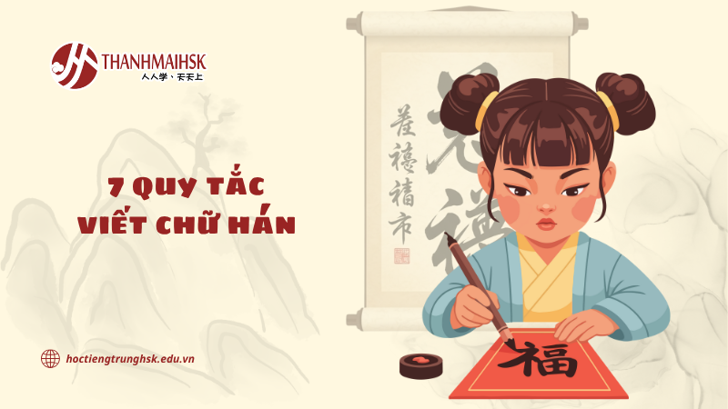 Bật mí 7 quy tắc viết chữ hán chuẩn đẹp cho người mới bắt đầu
