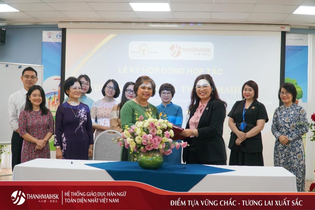 Lễ ký kết hợp tác giữa Thanhmaihsk và Edison Schools