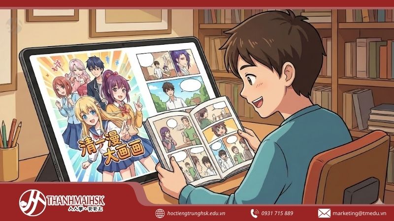 ahoc-tieng-trung-qua-truyen-tranh