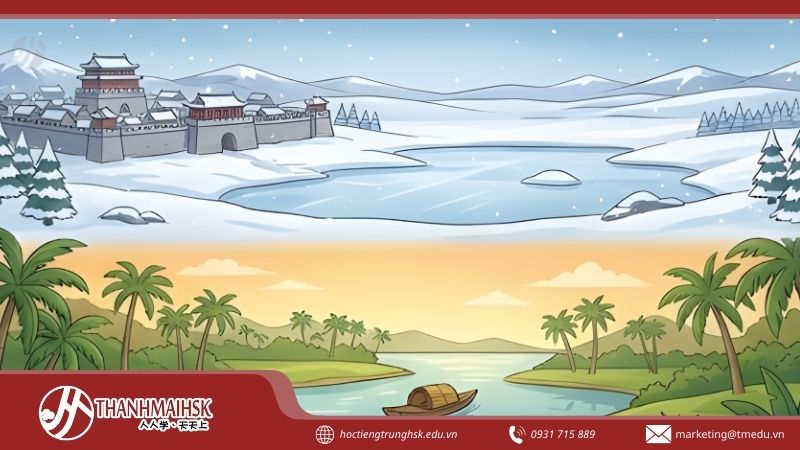 bdong-tay-nam-bac-tieng-trung