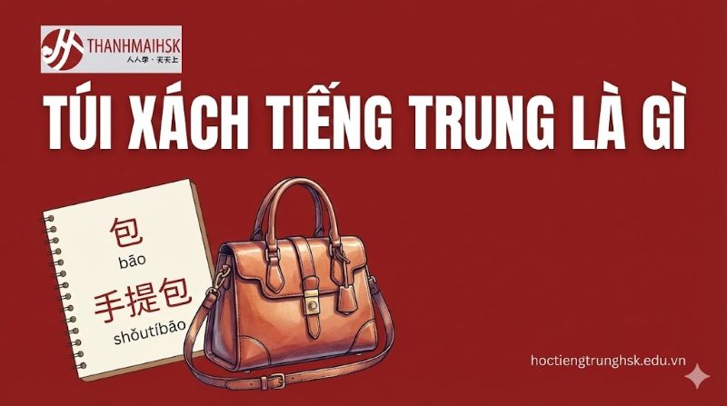Túi xách tiếng Trung là gì và cách dùng đúng trong giao tiếp hàng ngày